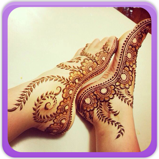 Foot Henna Design  Icon