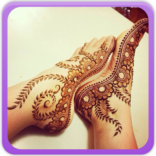 Foot Henna Design logo