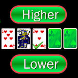 Higher or Lower card game icon