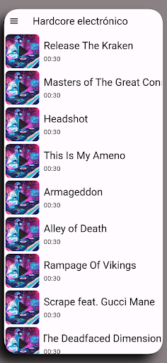 Electro Hardcore Music Tones Screen 3