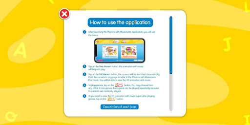 Phonics with Movements Screen 3