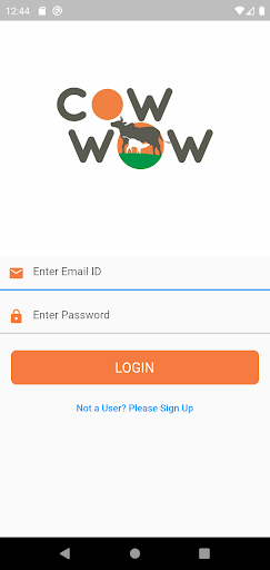 Android application CowWow screenshort