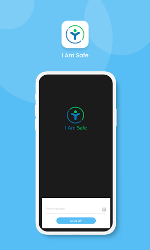 Android application I Am Safe screenshort