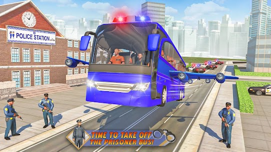 US Police Flying Prison Bus Apk Criminal Transport for Android 3
