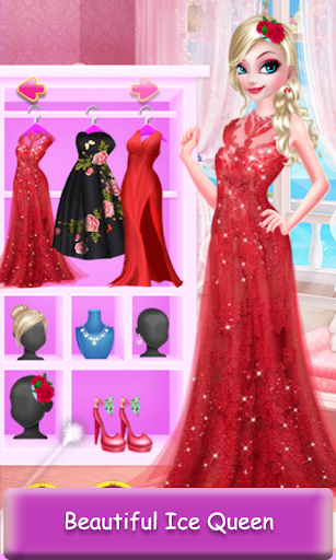 Sisters Red Dressup Makeup Screen 2
