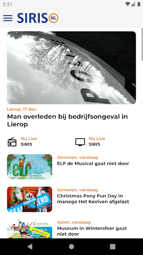 Android application SIRIS Asten Someren screenshort