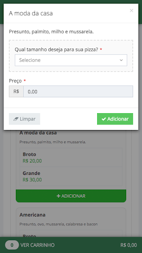 Ricotarella Delivery Screen 3