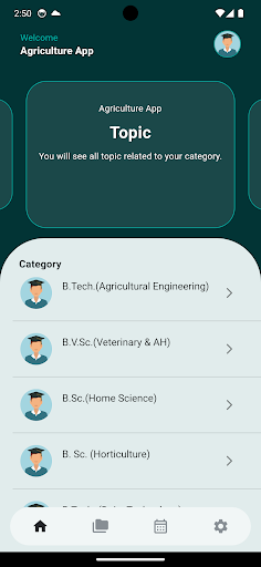 Android application Agriculture Notes, Videos screenshort