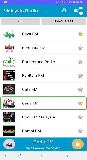 Malaysia FM Radio Screen 3
