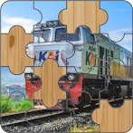 Train jigsaw puzzles