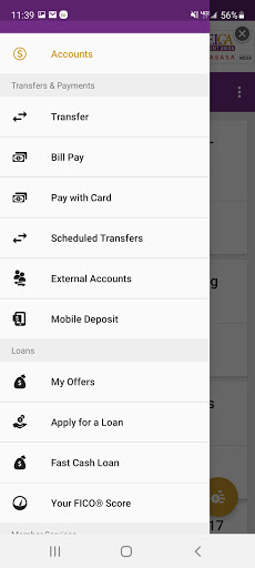 ELGA Credit Union Mobile Screen 3
