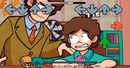 Дим Димыч хочешьпокажу FNF Mod