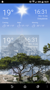 Realistic Weather All Seasons Live Wallpaper