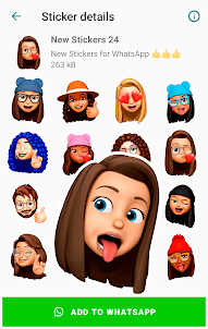 Sticker emojis für WhatsApp