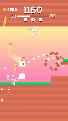 Square Bird - Flappy Chicken - Screenshot 3