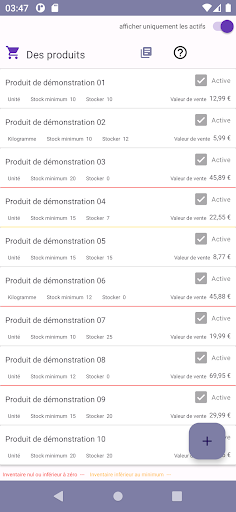 Mon Commerce,ventes,inventaire Screen 2
