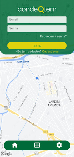 Android application AondeQTem screenshort