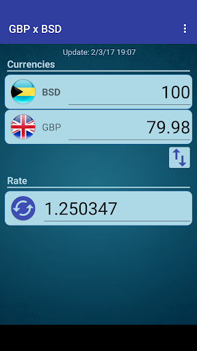 Pound GBP x Bahamian Dollar Screen 2