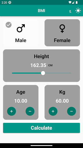 Body Mass Index BMI Calc