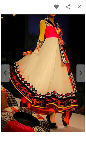 Android application Anarkali Dress Designs screenshort