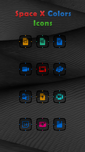 Space X - Shadow Colors Icons