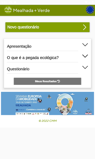 Android application Mealhada + Verde screenshort