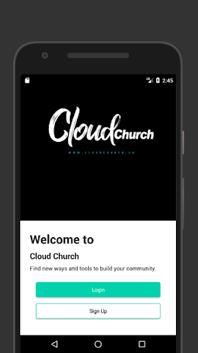 Android application Cloud Church screenshort