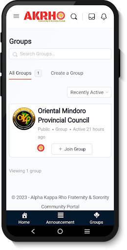 Alpha Kappa Rho Portal App