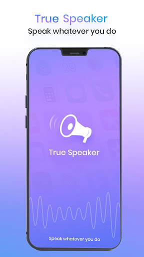 Android application True Speaker screenshort