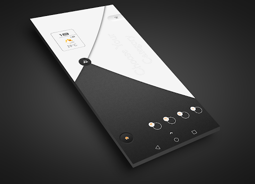 Dark Glow TR6X UI for Klwp Screen 2
