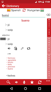 Hungarian - Spanish : Dictionary & Education 5.7 APK screenshots 2