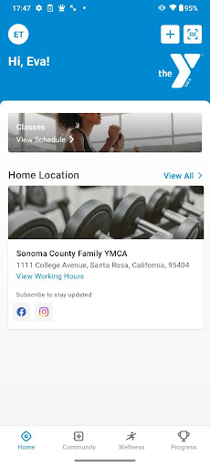 Sonoma County Family YMCA Screen 2