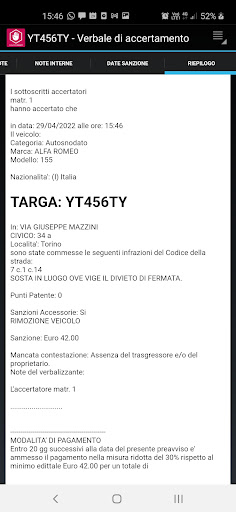 SanzioniSmart PM Screen 3