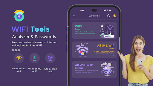 Android application IP Tools - IP Location Tracker screenshort