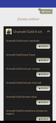 Android application Sakana Sushi & Sticks screenshort