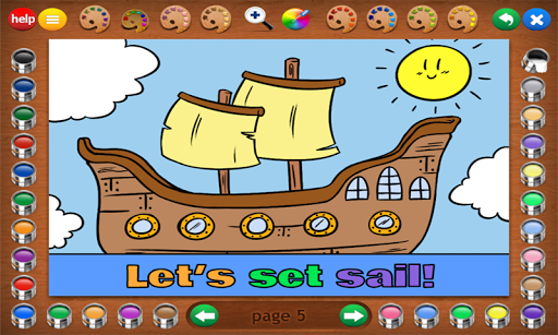 Coloring Book 30: Pirates Screen 2