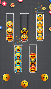 Emoji sort puzzle - Color Game