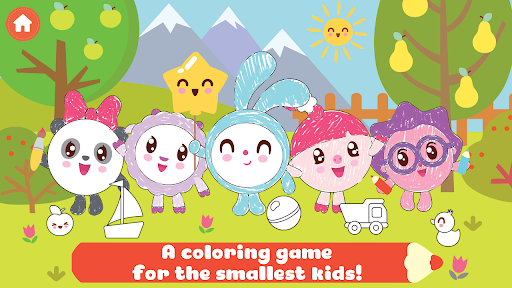 BabyRiki: Kids Coloring Game! apkpoly screenshots 1