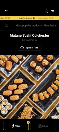 Android application Matane Sushi screenshort