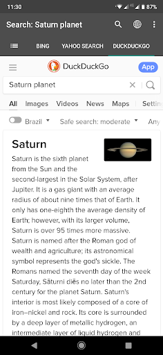 Multi Search Widget Screen 3