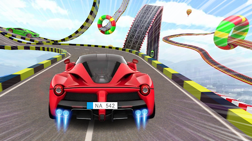 Android application Mega Ramps GT Car Stunt Races screenshort