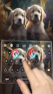 Golden Retriever Dog Keyboard