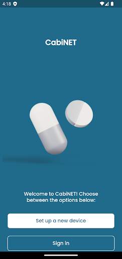 Android application CabiNET Pills screenshort