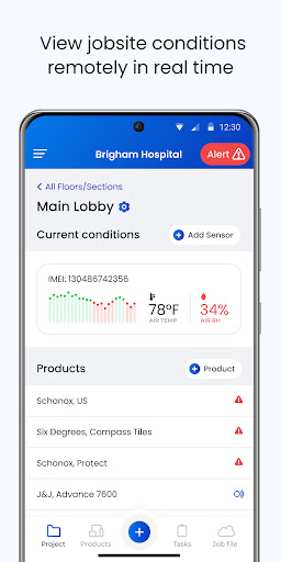 Android application Floorcloud screenshort