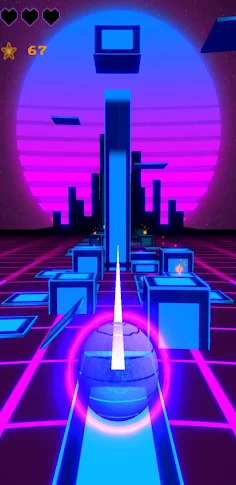 Mesh Dash: The Endless Bounce - Screenshot 1
