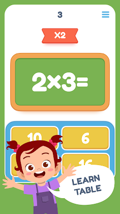 Multiplication Table Math Game - Screenshot 1