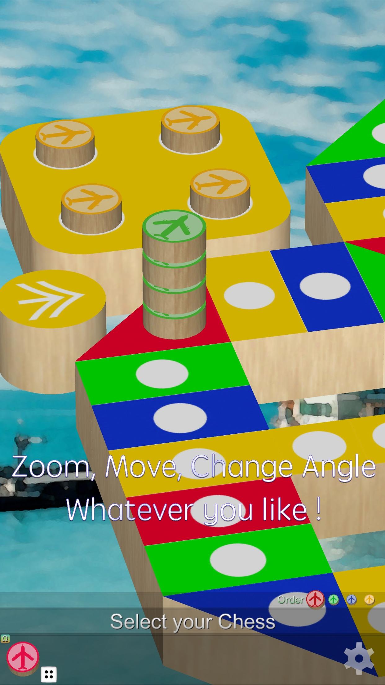 Android application Aeroplane Chess 3D - Network 3D Ludo Game screenshort