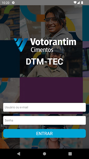 Android application DTM-TEC Votorantim screenshort