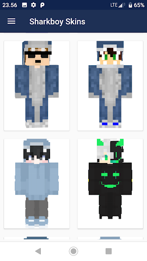 Sharkboy Skins For MCPE