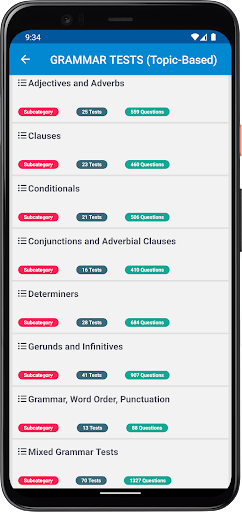English Tests AIO (All-In-One) Screen 2